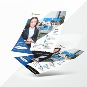 Full-color printed flyers with vibrant graphics, ideal for effective advertising and promotions.