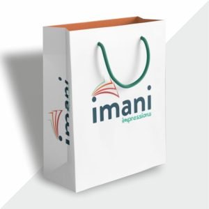 High-quality custom paper bag for retail, gifting, and promotional use. Available in various sizes and paper types.