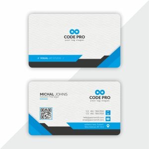 Textured business card with tactile finish and elegant design.