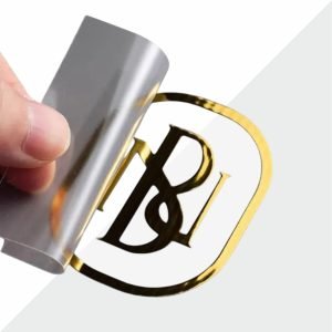 Gold Metal Sticker